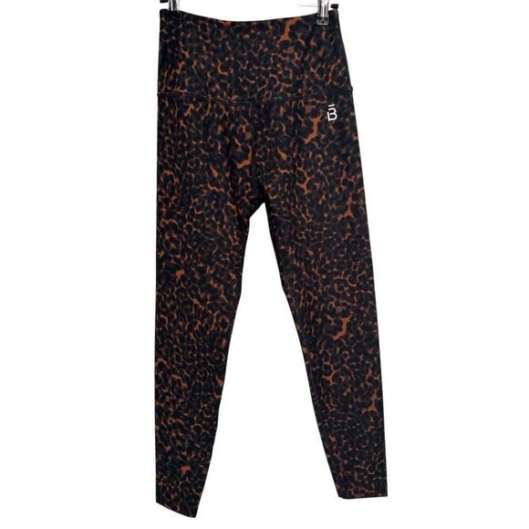 BEYOND YOGA X barre 3 Animal Print Leggings Black/Brown Size See Measurements - Picture 1 of 8